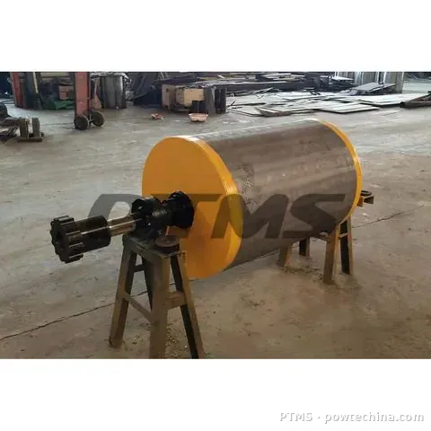 Dry Pulley Drum Magnet with Green Belt – PTMS